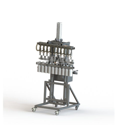 Automatinis skysčių išpilstymo įrenginys